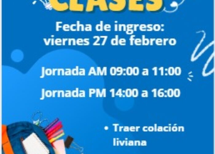 Feliz Regreso a Clases